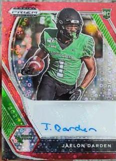 Jaelon Darden [Red Circles Prizm] #DPA-JAD