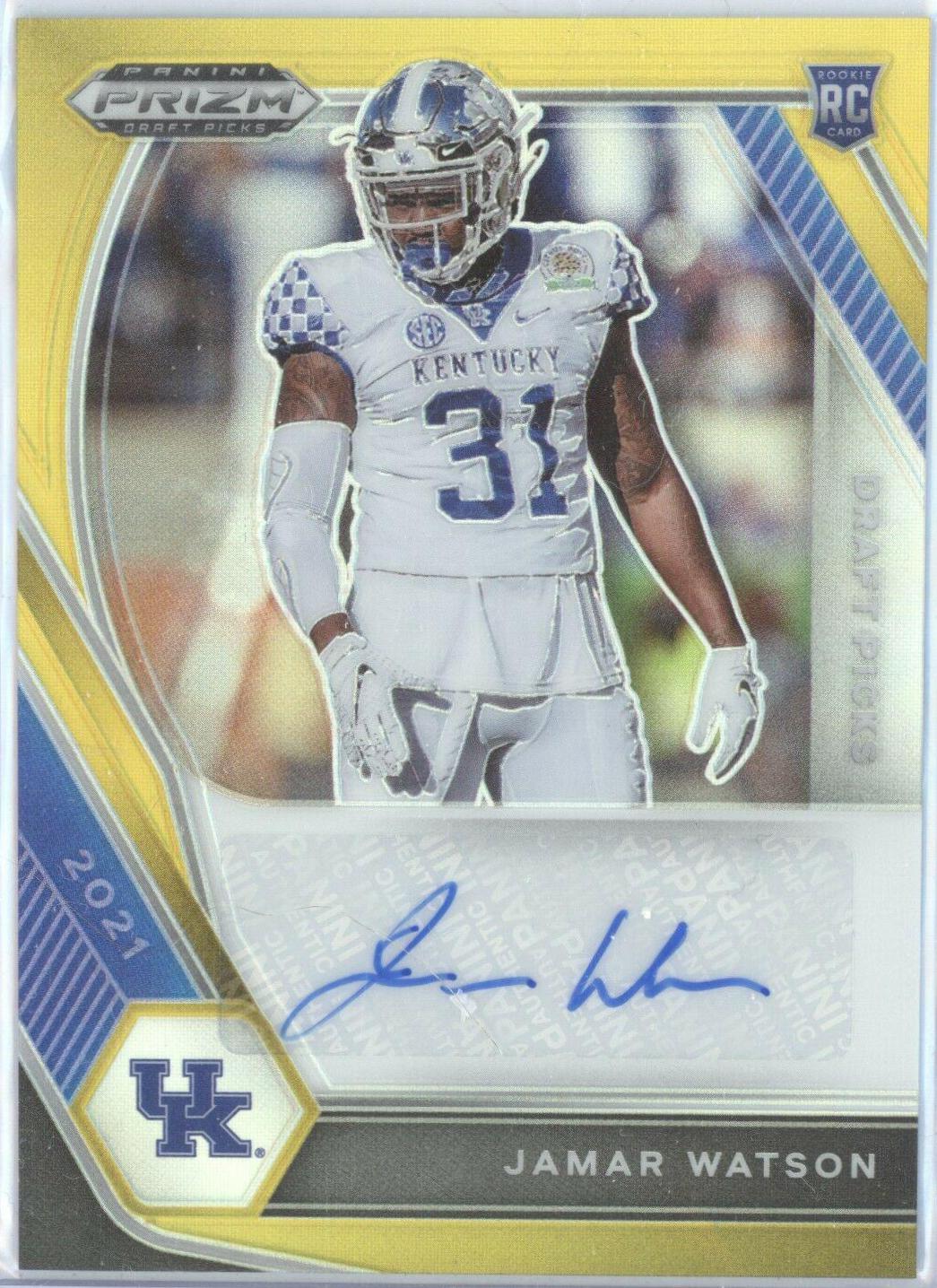 Jamar Watson [Gold Prizm] #DPA-JWA