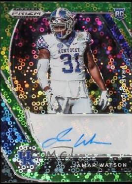 Jamar Watson [Neon Green Circles Prizm] #DPA-JWA