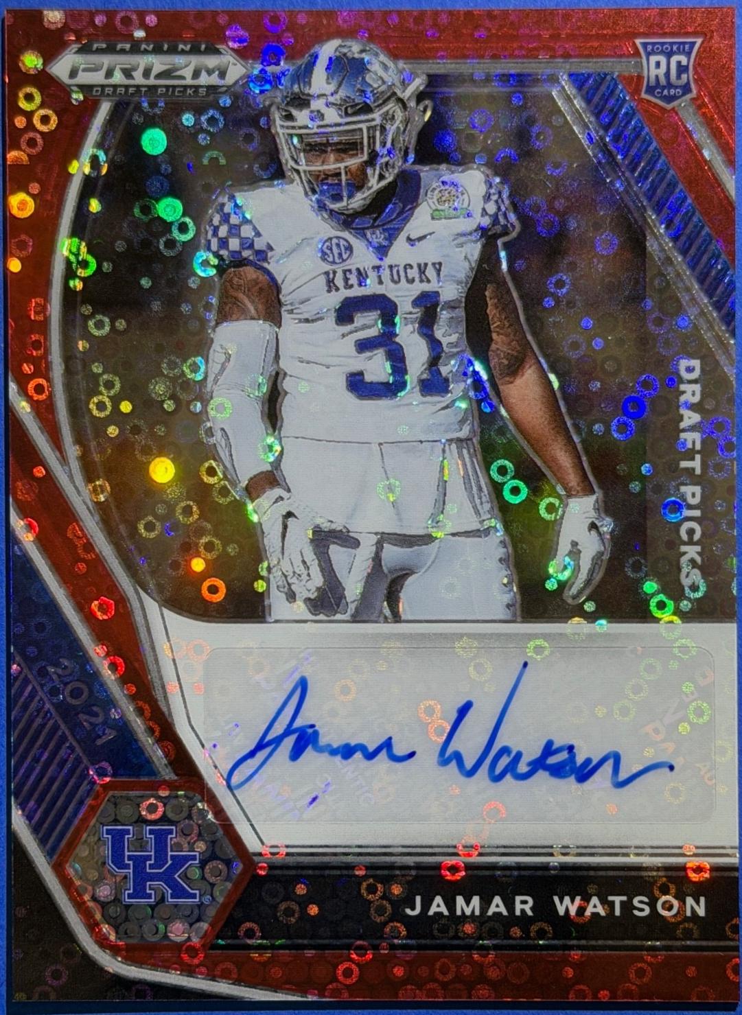 Jamar Watson [Red Circles Prizm] #DPA-JWA