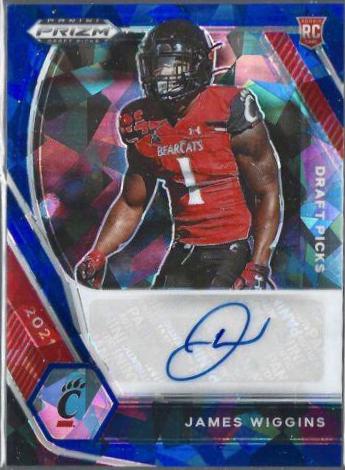 James Wiggins [Blue Ice Prizm] #DPA-JAW