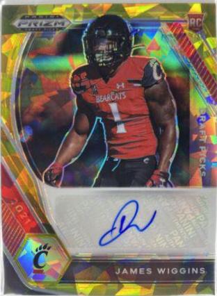James Wiggins [Gold Prizm] #DPA-JAW