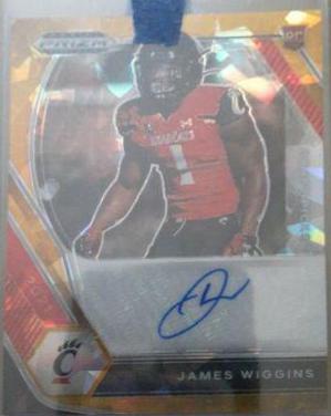 James Wiggins [Orange Ice Prizm] #DPA-JAW