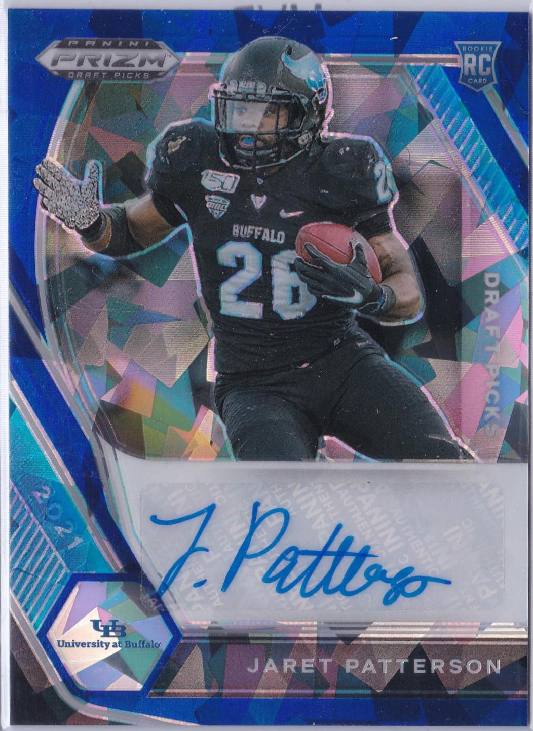 Jaret Patterson [Blue Ice Prizm] #DPA-JAR