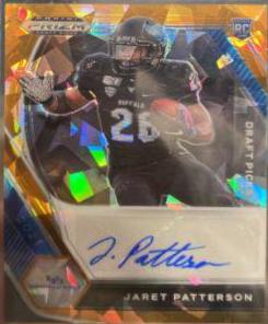 Jaret Patterson [Orange Ice Prizm] #DPA-JAR