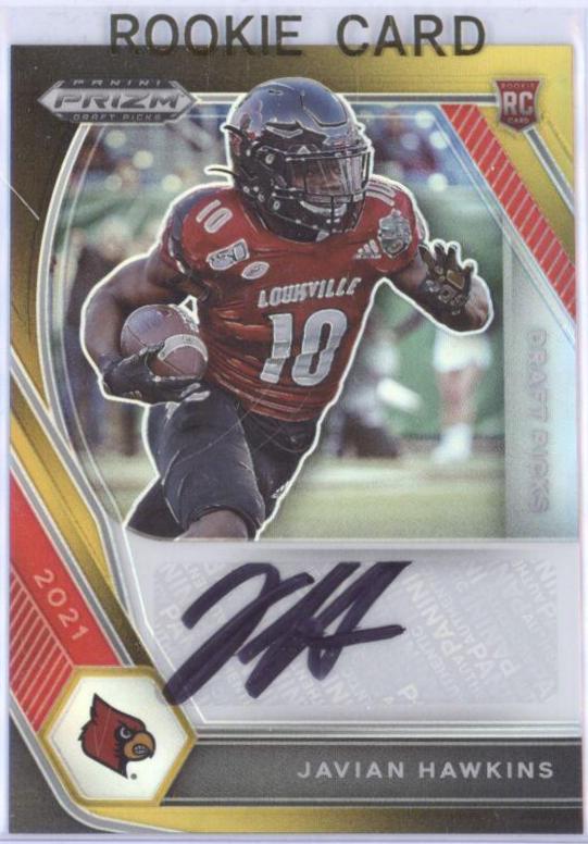 Javian Hawkins [Black Gold Prizm] #DPA-JAH