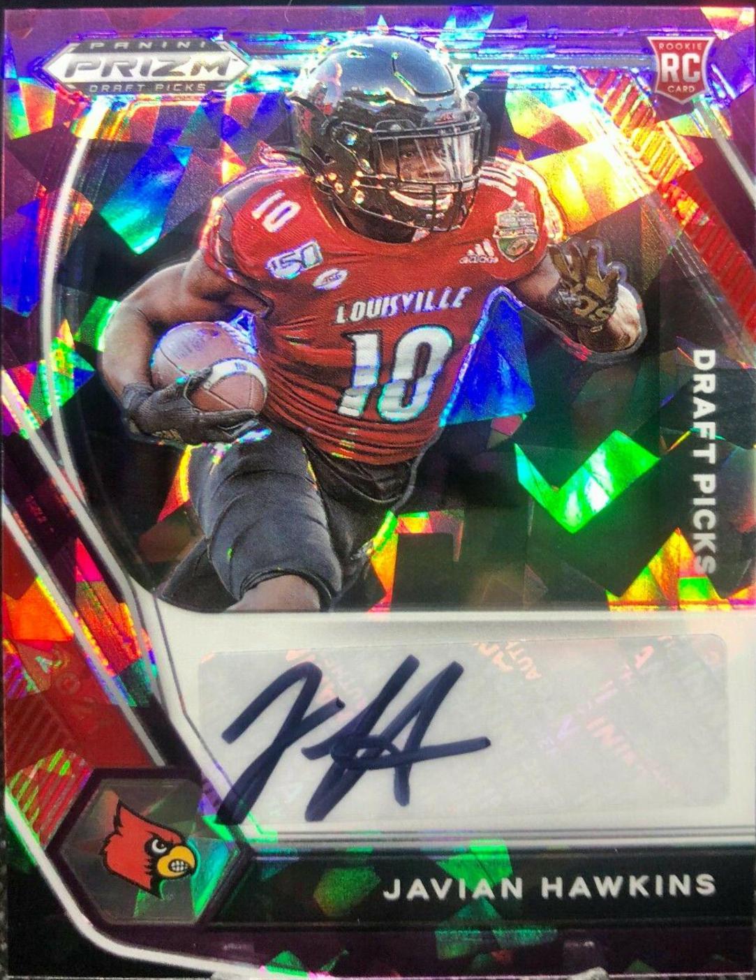 Javian Hawkins [Purple Ice Prizm] #DPA-JAH