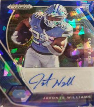 Javonte Williams [Blue Ice Prizm] #DPA-JWI