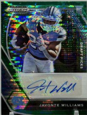 Javonte Williams [Green Pulsar Prizm] #DPA-JWI