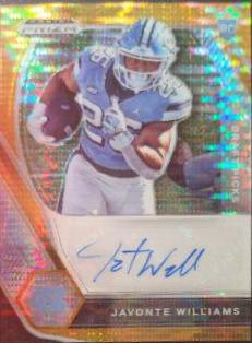 Javonte Williams [Orange Pulsar Prizm] #DPA-JWI
