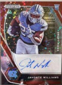 Javonte Williams [Red Circles Prizm] #DPA-JWI