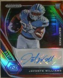 Javonte Williams [Red Prizm] #DPA-JWI