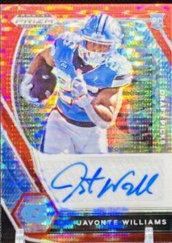 Javonte Williams [Red Pulsar Prizm] #DPA-JWI