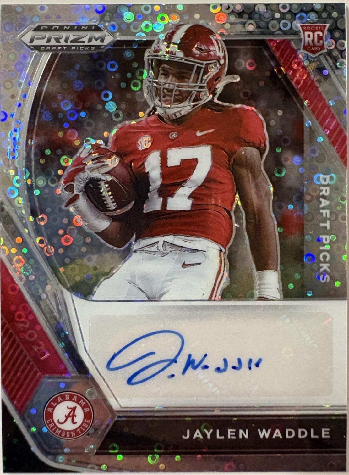 Jaylen Waddle [Circles Prizm] #DPA-JWA