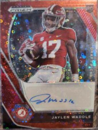 Jaylen Waddle [Red Prizm] #DPA-JWA