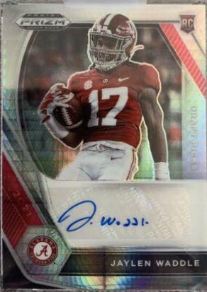 Jaylen Waddle [Silver Prizm] #DPA-JWA