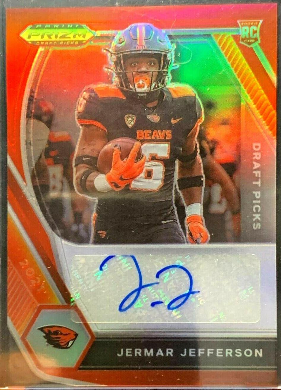 Jermar Jefferson [Red Prizm] #DPA-JJE