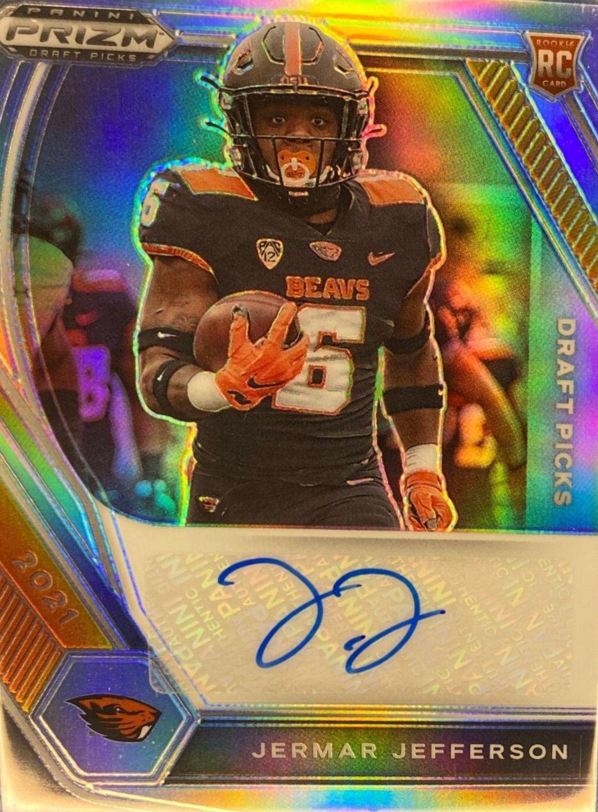 Jermar Jefferson [Silver Prizm] #DPA-JJE