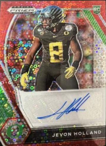 Jevon Holland [Red Circles Prizm] #DPA-JHO