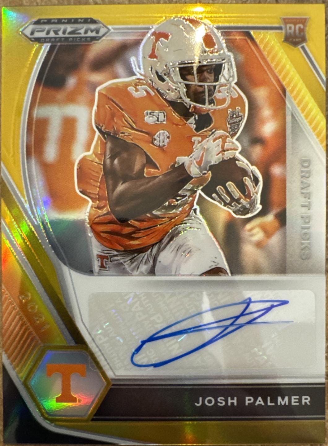Josh Palmer [Gold Prizm] #DPA-JOP