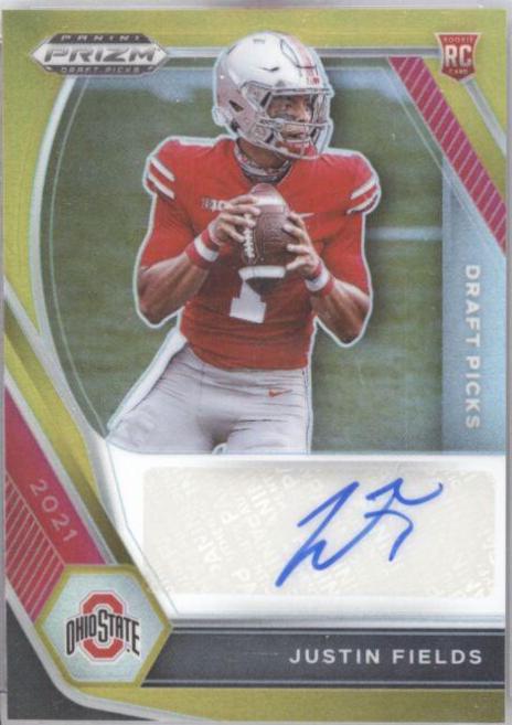 Justin Fields [Gold Prizm] #DPA-JFI