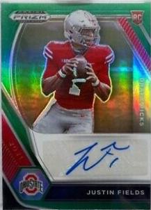 Justin Fields [Green Prizm] #DPA-JFI
