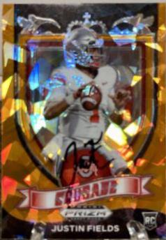 Justin Fields [Orange Ice Prizm] #DPA-JFI