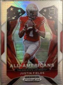 Justin Fields [Silver Prizm] #DPA-JFI