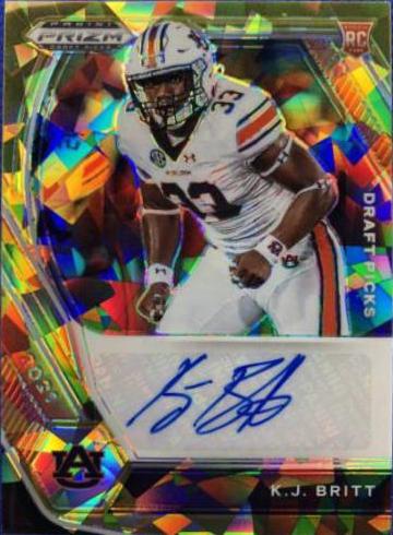 K. J. Britt [Gold Ice Prizm] #DPA-KJB
