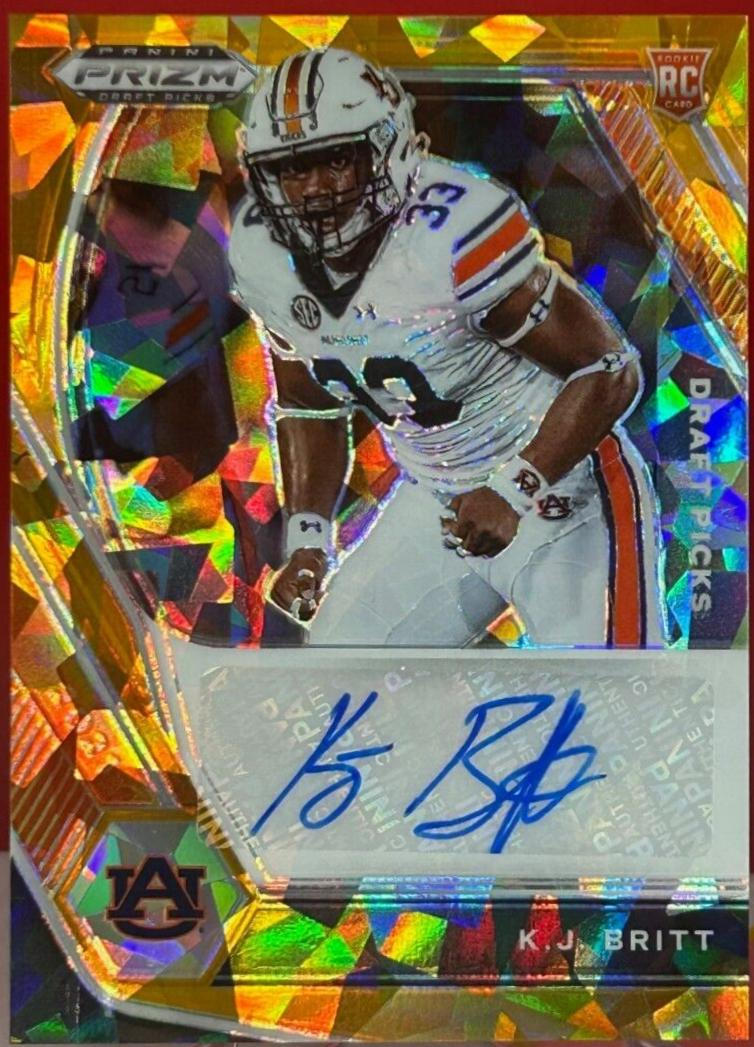 K. J. Britt [Orange Ice Prizm] #DPA-KJB