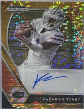 Kadarius Toney [Orange Pulsar Prizm] #DPA-KAD