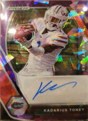 Kadarius Toney [Purple Ice Prizm] #DPA-KAD