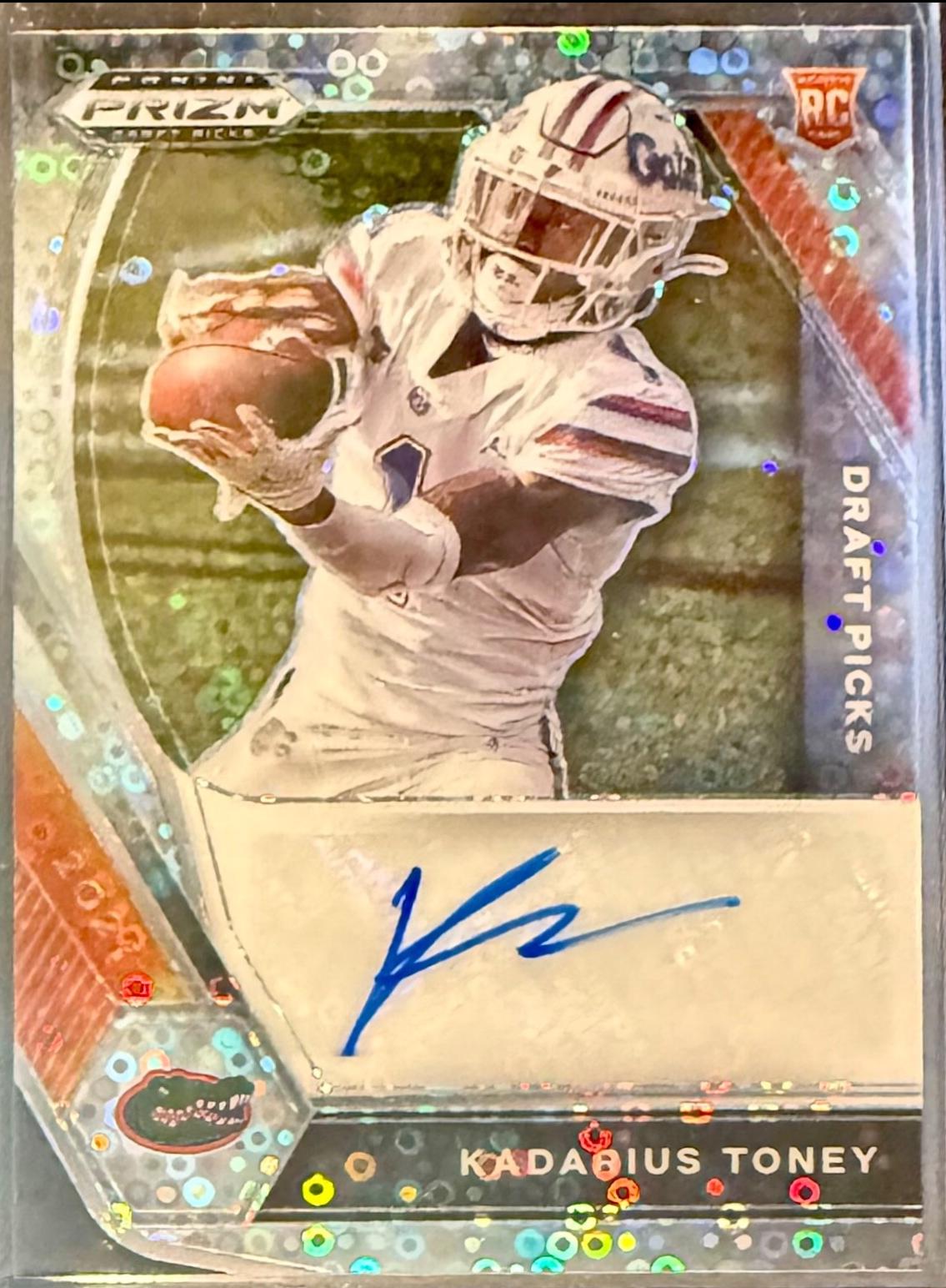 Kadarius Toney [Red Circles Prizm] #DPA-KAD
