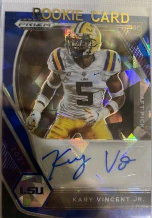 Kary Vincent Jr. [Blue Ice Prizm] #DPA-KVI