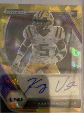 Kary Vincent Jr. [Gold Ice Prizm] #DPA-KVI