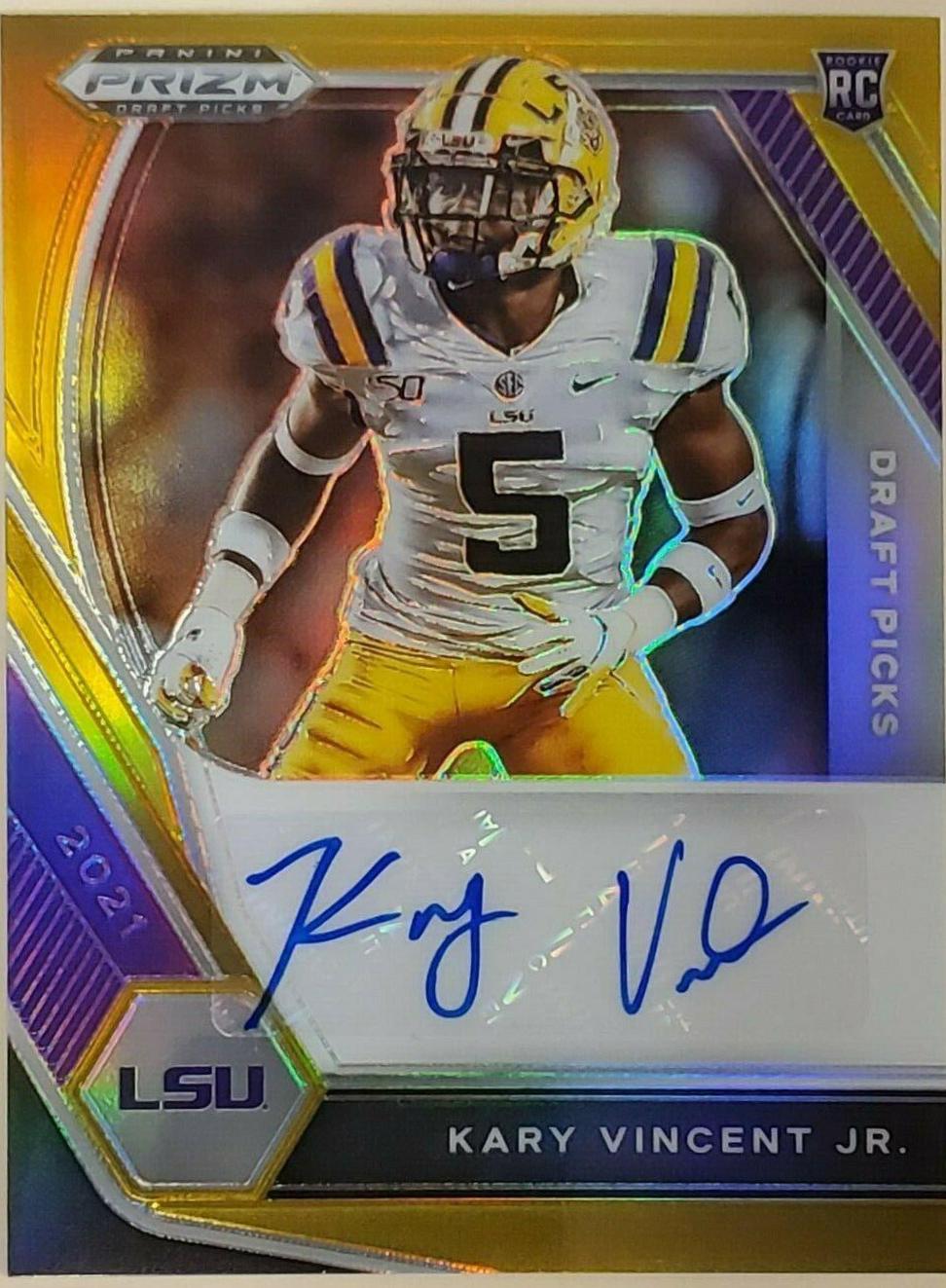 Kary Vincent Jr. [Gold Prizm] #DPA-KVI