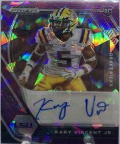 Kary Vincent Jr. [Purple Ice Prizm] #DPA-KVI