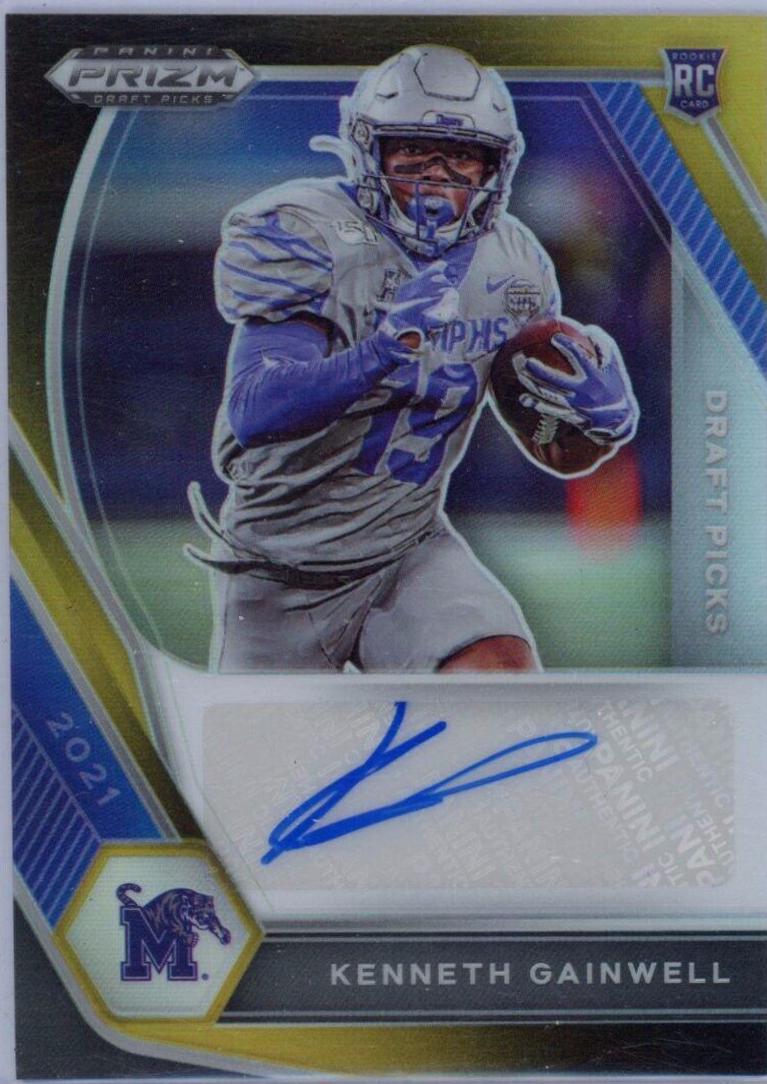 Kenneth Gainwell [Black Gold Prizm] #DPA-KGA