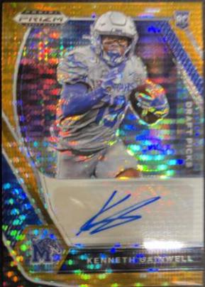 Kenneth Gainwell [Orange Pulsar Prizm] #DPA-KGA