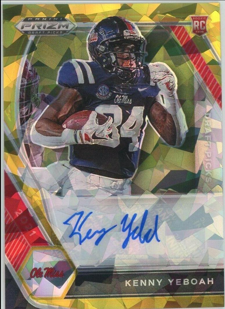 Kenny Yeboah [Gold Ice Prizm] #DPA-KYE