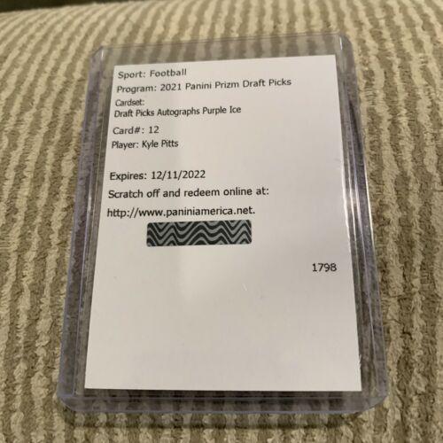 Kyle Pitts [Purple Ice Prizm] #DPA-KPI