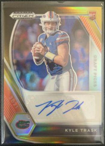 Kyle Trask [Black Gold Prizm] #DPA-KTR
