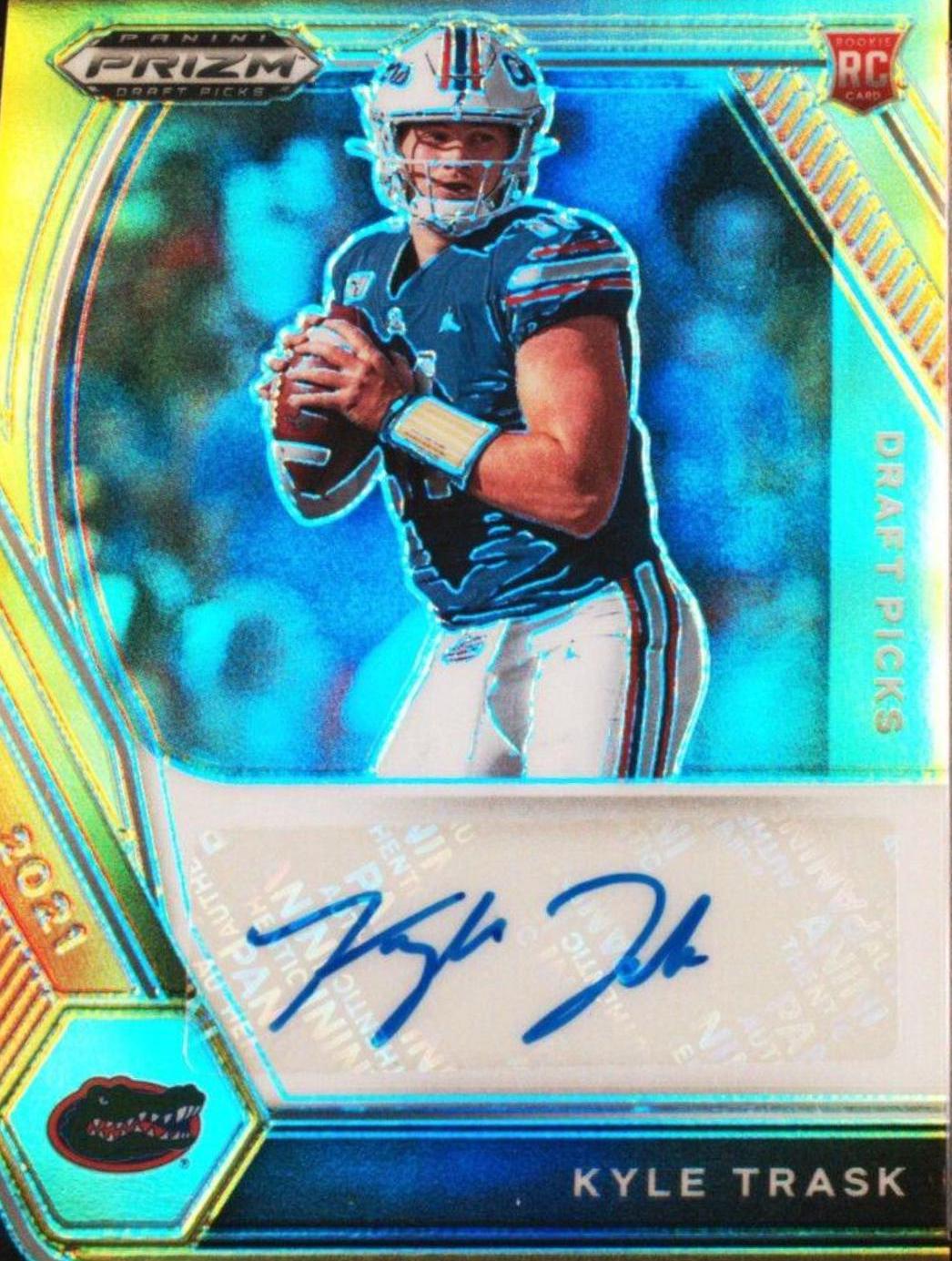 Kyle Trask [Gold Prizm] #DPA-KTR