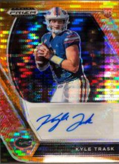 Kyle Trask [Orange Pulsar Prizm] #DPA-KTR