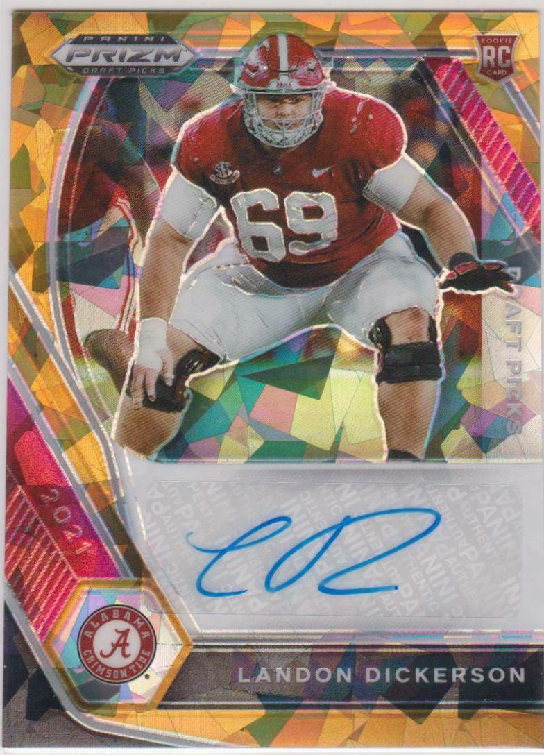 Landon Dickerson [Gold Ice Prizm] #DPA-LAN