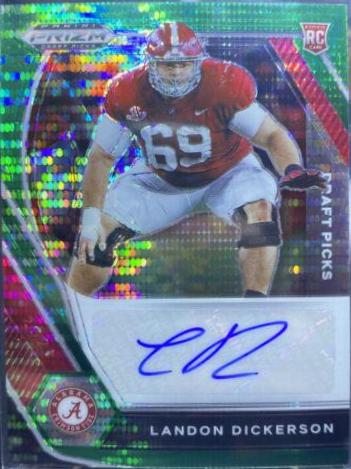 Landon Dickerson [Green Pulsar Prizm] #DPA-LAN