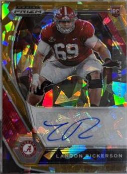 Landon Dickerson [Orange Ice Prizm] #DPA-LAN