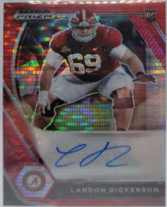 Landon Dickerson [Red Pulsar Prizm] #DPA-LAN