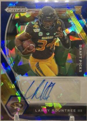 Larry Rountree III [Blue Ice Prizm] #DPA-LRO