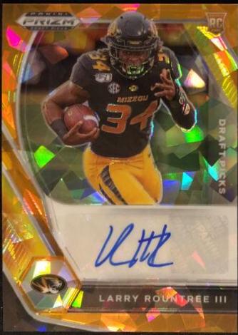 Larry Rountree III [Orange Ice Prizm] #DPA-LRO